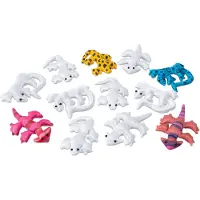 Creotime bastelset Creepy Crawly 10 14 cm Polyester weiß 12 Stück