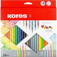 Kores – Kolores Style Colour Pencils – 26 Pack (793320)
