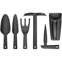 Prosperplast Gartenwerkzeug Set RESPANA Schwarz