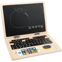 Small Foot Laptop aus Holz mit Magnettafel