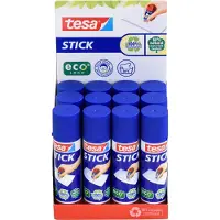 TESA ecoLogo Stick Klebestift, 20 g, Thekendisplay
