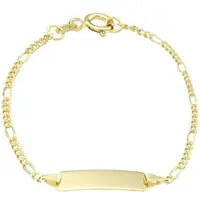 Amor Goldarmband "2014337", gold (gelbgoldfarben), Armbänder, Jungen, 14cm, Gelbgold 375, Goldarmband, Made in Germany