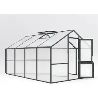 KGT Gewächshaus "Nelke IV" tannengrün 12,7 m² 16 mm HKP