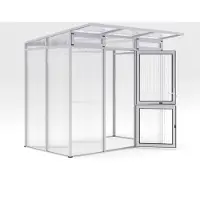 KGT , Aktionsangebot (inkl. 65 Euro Zubehör): Gewächshaus "Santini II small", pressblank, 3,5 m², 16 mm HKP