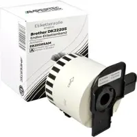 Ampertec Etiketten kompatibel zu Brother DK22205 weiss 62mm x 30,48m Rolle