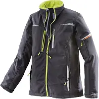 Terrax Softshell Arbeitsjacke - schwarz/limette 109 M