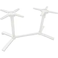 Stern Livorno 2 Tischgestell Aluminium Doppelwange abklappbar 129x59 cm