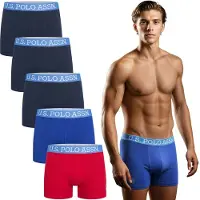 U.s. polo assn. . Herren Boxershorts 5er Pack aus Baumwoll-Elasthan