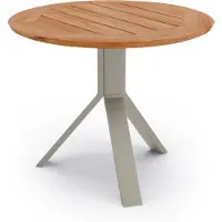 Stern Freddie Beistelltisch Aluminium/greige
