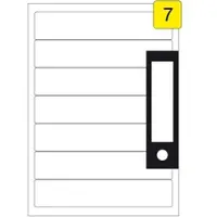 Cellopack Büttner GbR Ordnerrücken Etiketten 192 x 38 mm 100 Blatt 700 Stück Inkjet Laser