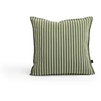 HAY - Terrazza Cushion - 50x50 cm - Olivfarbener Breiter Streifen