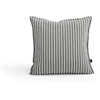 HAY Terrazza Kissen, grau breit gestreift, 50 x 50 cm - , Terrazza, Grau, Stoff / Textil