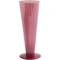 HAY - Conical Vase M, Ø 8,3 x H 23 cm, rose and dark red
