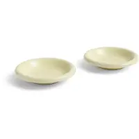 HAY Barro Schale, pistazie, Ø 20 cm, 2er-Set, Terrakotta - , Barro, Grün, Gips / Ton, Design