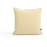 HAY - Terrazza Cushion - 50x50 cm - Gelber Breiter Streifen