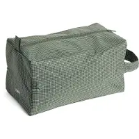 HAY Kulturbeutel Grid Wash Bag Medium Dark Green