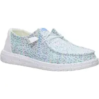 HeyDude Wendy Stretch Speckle Slipper Weiß in Gr. 40