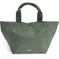 HAY - Grid Everyday Bag - Mini - Dunkelgrün