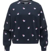 Ragwear Sweater "Wuss Shells", lässiges oversized Damen Sweatshirt mit Allover-Print