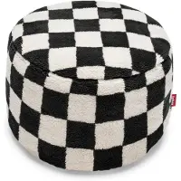 Fatboy - Point Teddy Chess Hocker, schwarz / creme