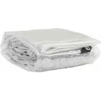 vidaXL Klare Plane mit Ösen 3x4 m PVC