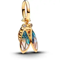 Pandora 764490C01 Charm-Anhänger Zikade Goldfarben