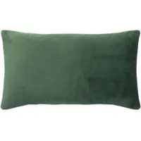 PAD Dekokissen "Elegance", grün (dunkelgrün, unifarben), B:35cm H:2cm L:60cm, Polyester, Dekokissen_Sitzkissen_Kissenhüllen, Dekokissen, Design als Basic, aus Samt, elegante Optik