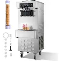 Vevor Freistehende Softeismaschine 20-28 L/h
