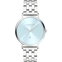 Liebeskind berlin Watch Damen Armbanduhr Klassische Quarzuhr 34 mm Edelstahlarmband mit 3 ATM wasserdicht Perfekt für den Alltag Hochwertiges Edelstahlarmband