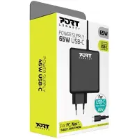 Port Designs 900097B-EU Ladegerät für Mobilgeräte Schwarz