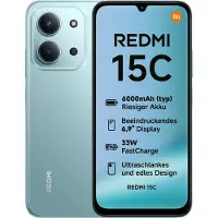 Xiaomi Redmi 15C 5G Mintgrün 4 Gigabyte 128 Gigabyte