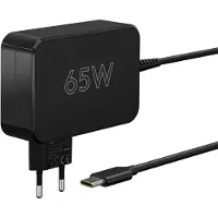 Goobay USB-C-Ladegerät für Laptops (65 W) schwarz, kompaktes Notebook-Netzteil mit Schnellladefunktion (Power Delivery)