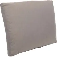 Mendler Rückenpolster HWC-O11, Rückenkissen für Garnituren, 62x54x11cm hellgrau