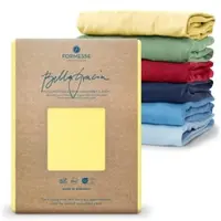 Formesse Jersey Spannbetttuch Bella Gracia 200x220 - 200x240 cm | helltürkis - blau