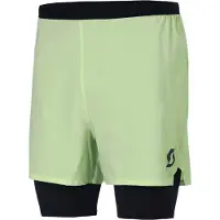 SCOTT - Leichte, atmungsaktive Stretch-Shorts – Herren – Hybrid Shorts M's Endurance Tech Acid Yellow Black - Endurance Tech Hybrid