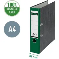 Leitz Ordner 1080 Wolkenmarmor grün, breit, DIN A4, 3 Stück