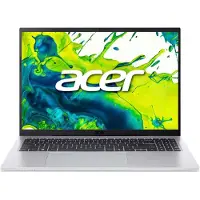 Acer Aspire Go 16 (Pure Silver, 16" WUXGA, Intel Core i3-1305U, 8 GB RAM, 2 TB SSD) mit Windows 11 Pro & Office 2024 Pro