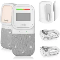 Lionelo Babyphone Babyline 2.3 mit 70m Reichweite, Gegensprechfunktion, Vibrationsalarm, Schreierkennung und Schlafmodus