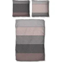 TRAUMSCHLAF Mako-Satin Bettwäsche Kansas 240x220 cm + 2x 80x80 cm rose