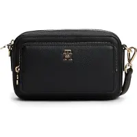 Tommy Hilfiger Handtasche Th Icon Camera Bag AW0AW18120 Schwarz
