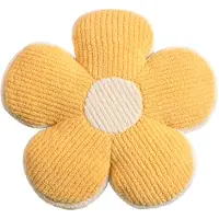 Magma Heimtex Dekokissen "BONNY Blumenkissen" Blumenkissen aus Cord – Kuschelige Blütenfreude in Gelb & Rose