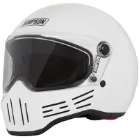 Simpson M30 Motorrad Helm, weiß, S