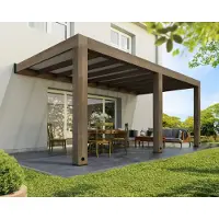 Palram - Canopia Helsinki 360 Terrassenüberdachung aus Holz 3x6 m
