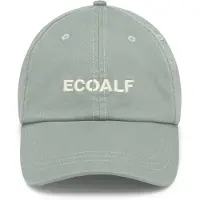 Ecoalf Unisex. MCUACCAECOAL0460S26-058 Kappe mit grünem Logo (OSFA), Lässig, Bio-Baumwolle, Nachhaltig