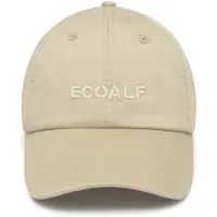 Ecoalf Unisex. MCUACCAECOAL0460S26-003 Beigefarbene Logo-Kappe (OSFA), Lässig, Bio-Baumwolle, Nachhaltig