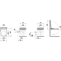Laufen H8918910000001 Dusch/WC Aufsatz CLEANET SIT