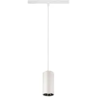 SLV 48V LED Schienensystem Pendelleuchte Numinos S in Weiß-matt und Chrom 8,7W 1350lm 20°