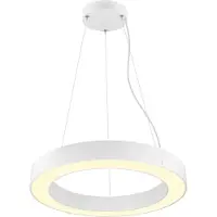 SLV MEDO RING 60, Pendelleuchte, Pendellänge 300cm, 3000/4000K, 110°, DALI, Touch, weiß 1008590