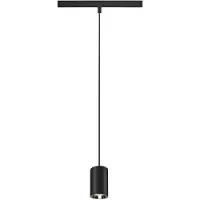 SLV 48V LED Schienensystem Pendelleuchte Numinos Xs in Schwarz-matt und Chrom 16W 750lm 20°