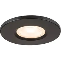 SLV 1011209 UNIVERSAL DOWNLIGHT FIX, Einbauleuchte mit Abdeckung, PHASE, 2700/3000/4000/6500K, IP65, schwarz